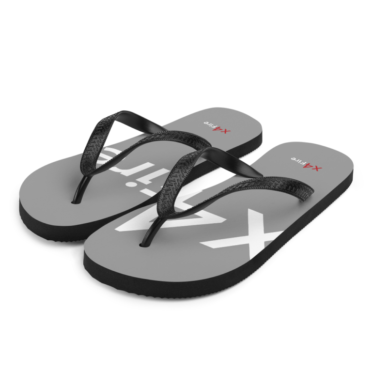 x4Fire (XFPF) Grey Flip-Flops