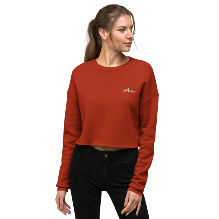 x4Fire (XFPF) Red Crop Sweatshirt