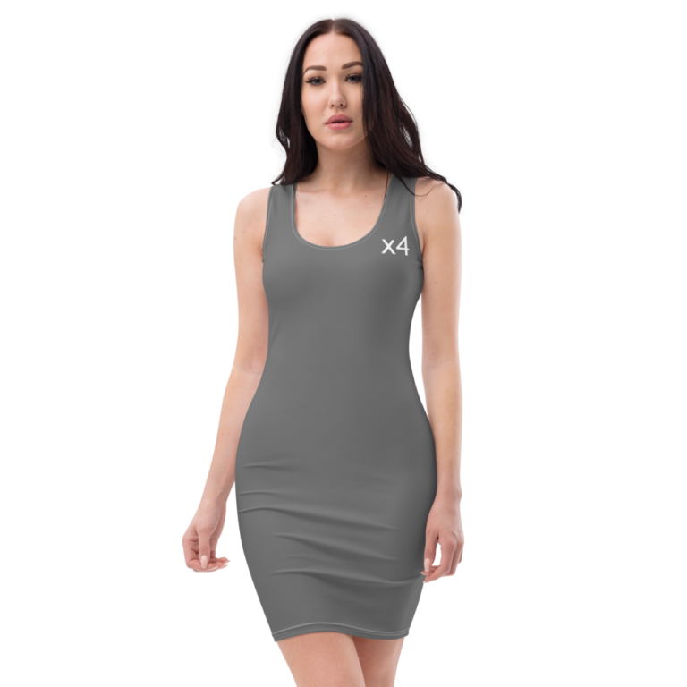 x4Fire (X4PF) Dark Grey Cut & Sew Dress