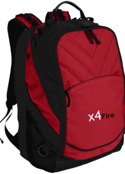 x4Fire (XFCC) WLBL Red & Black Backpack