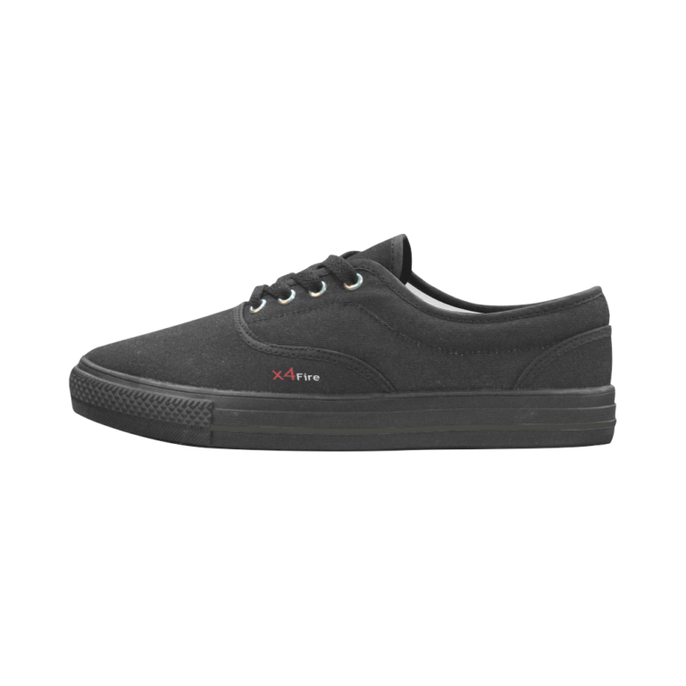 x4Fire (XFAA)  Total Black Men's Canvas Shoes