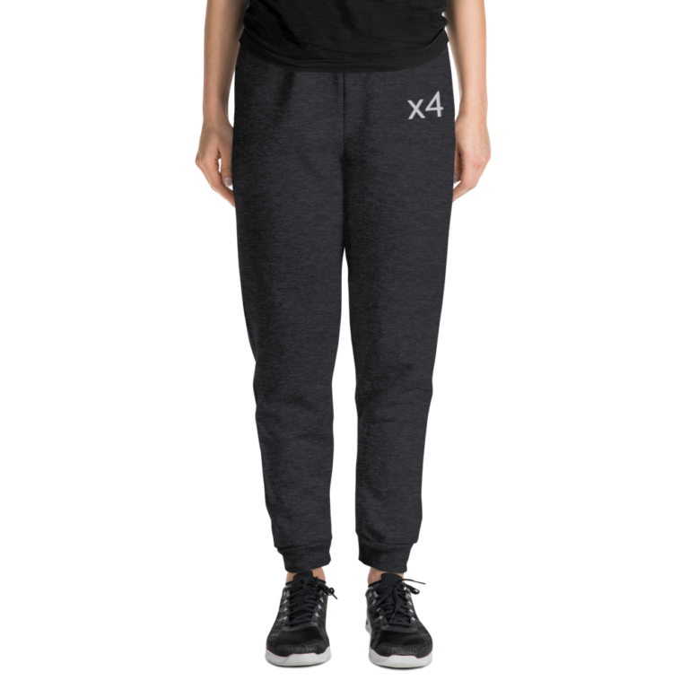 x4Fire (X4PF) Dark Grey White Joggers