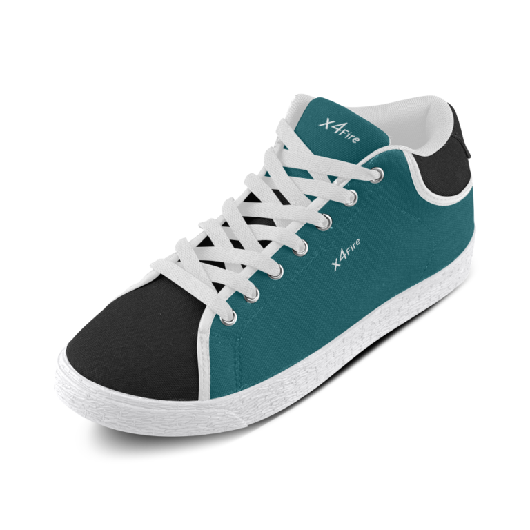 Junggle Black Fire Men's Chukka Canvas Shoes