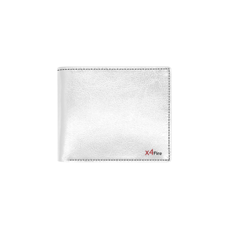 x4Fire (XFAA) White Wallet Bifold Wallet with Coin Pocket