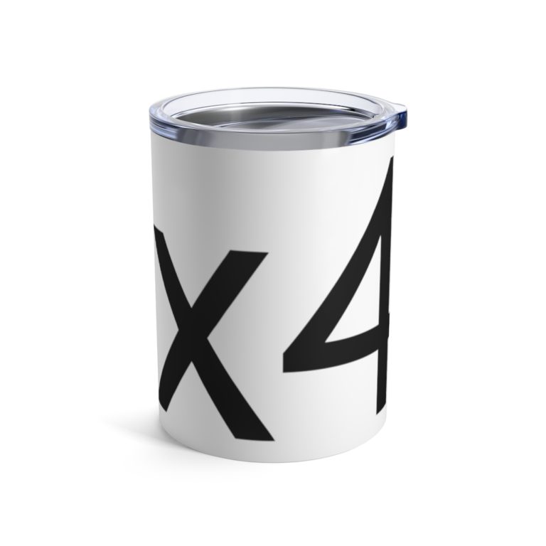 x4Fire (XFPT) BLWB White Tumbler 10oz