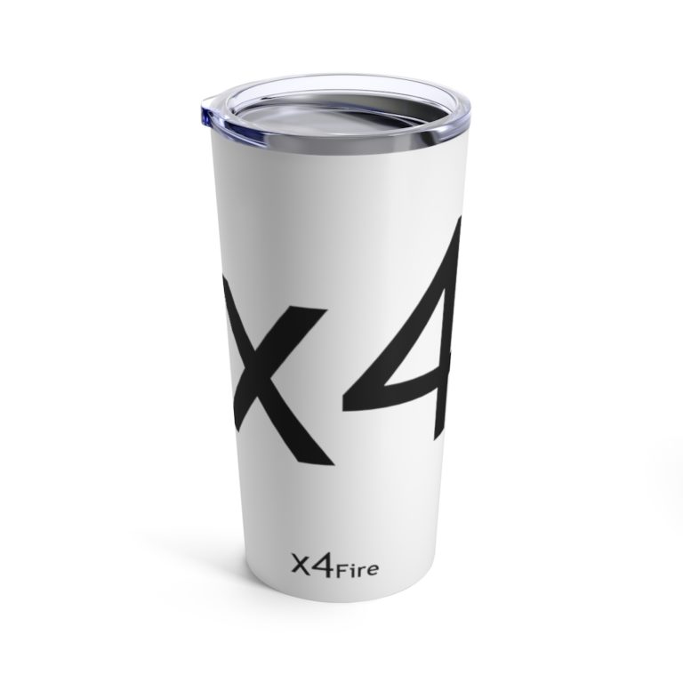 x4Fire (XFPT) BLWB White Tumbler 20oz
