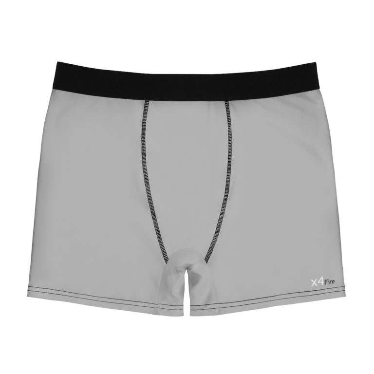 x4Fire (XFPT) Silver Men's Boxer Briefs