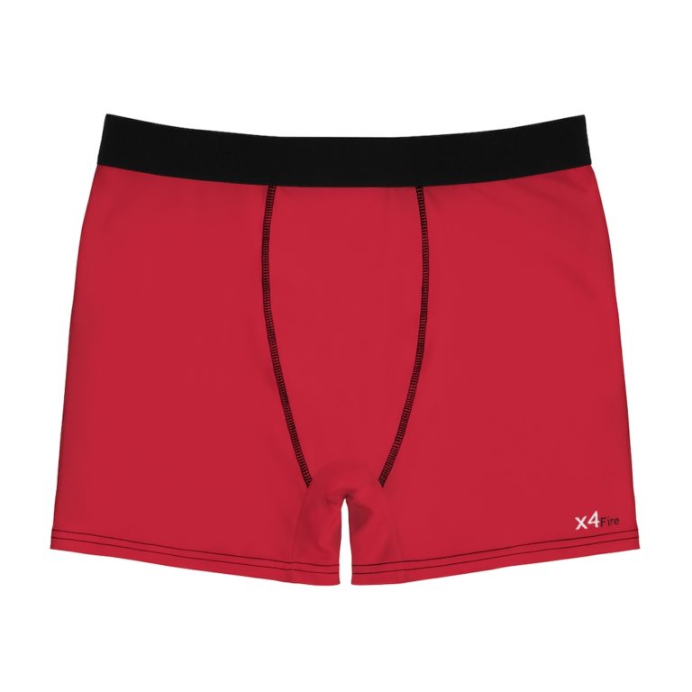 x4Fire (XFPT) Deep Red Men's Boxer Briefs
