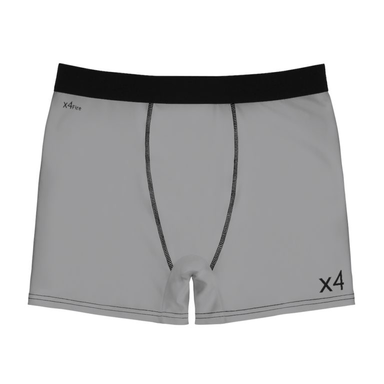 x4Fire (X4PT) BLBS Grey Black Men's Boxer Briefs