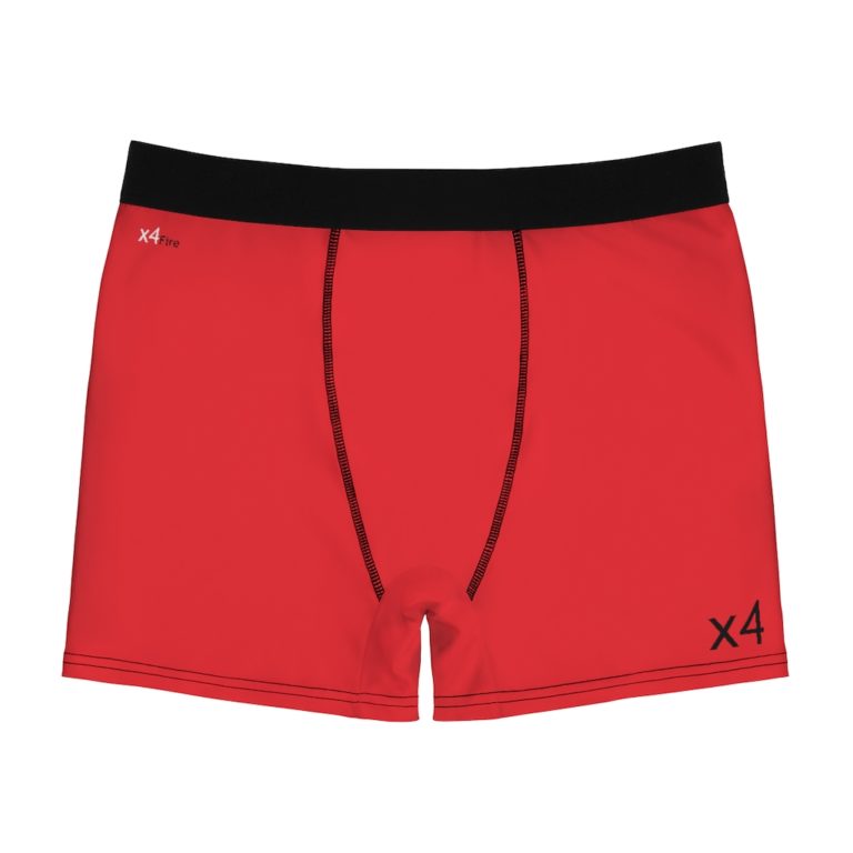 x4Fire  (X4PT) Red Men's Boxer Briefs