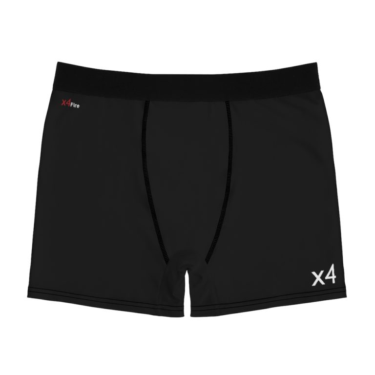 x4Fire (X4PT) WLBS Black Men's Boxer Briefs