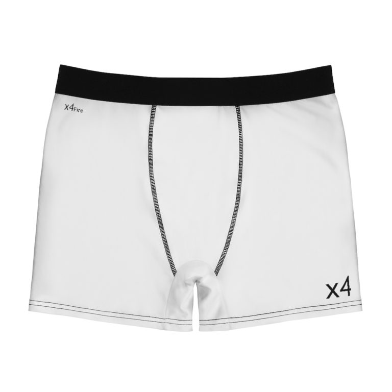 x4Fire  (X4PT) BLBS White Men's Boxer Briefs