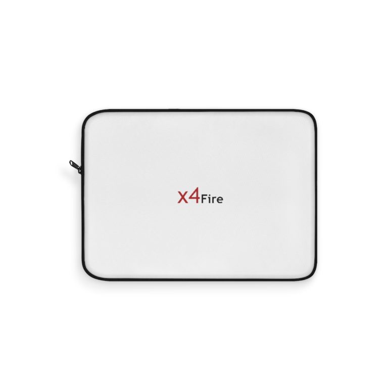 x4Fire (XFPT) White Laptop Sleeve