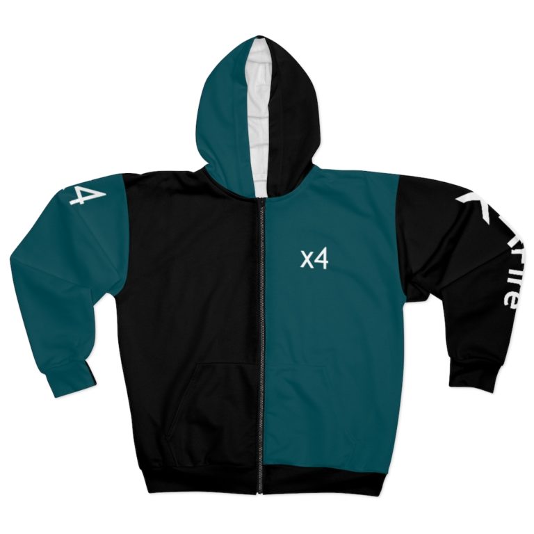 x4Fire (X4PT) Junggle Black Zip Hoodie