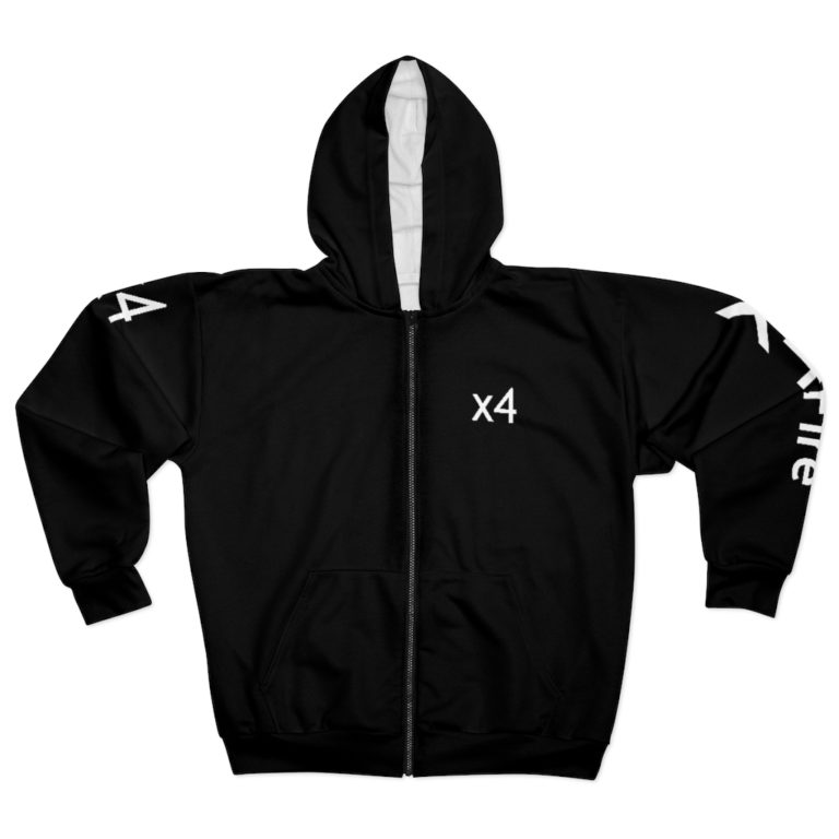 x4Fire (X4PT) Nigh Fire Black Zip Hoodie
