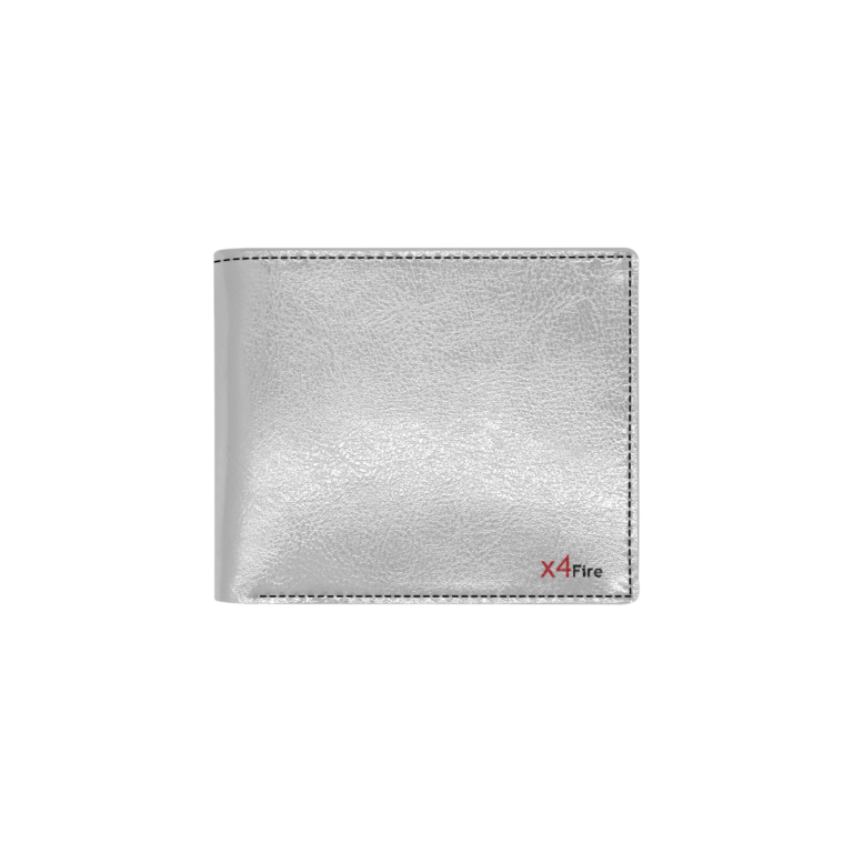 x4Fire (XFAA) Silver x4Fire Wallet Bifold Wallet with Coin Pocket