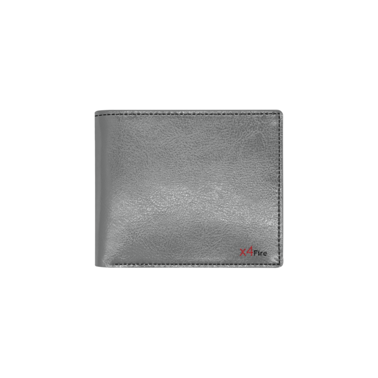 x4Fire (XFAA) Dark Grey Wallet Bifold Wallet with Coin Pocket