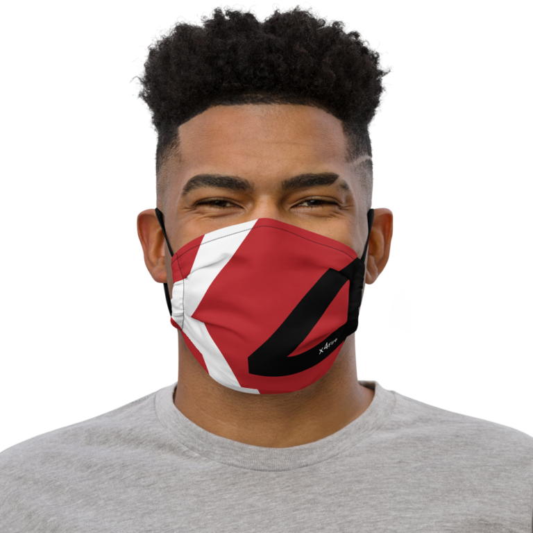 x4Fire (XFPF) WBLGB Red Face mask