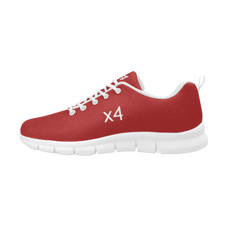 x4Fire (X4AA) Deep Red Women's Breathable Sport Shoes