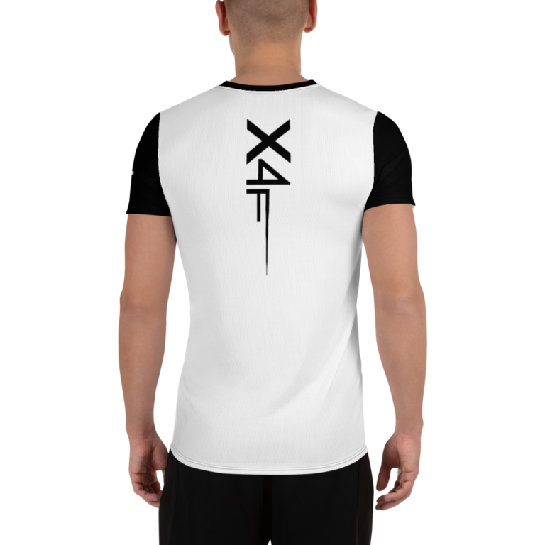 x4Fire (X4FPF) BLBS White & Black Men's SportDry Fit T-shirt