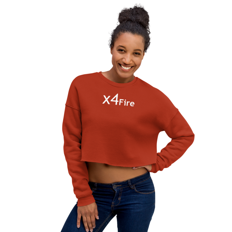 x4Fire (XFPF) Red Crop Sweatshirt