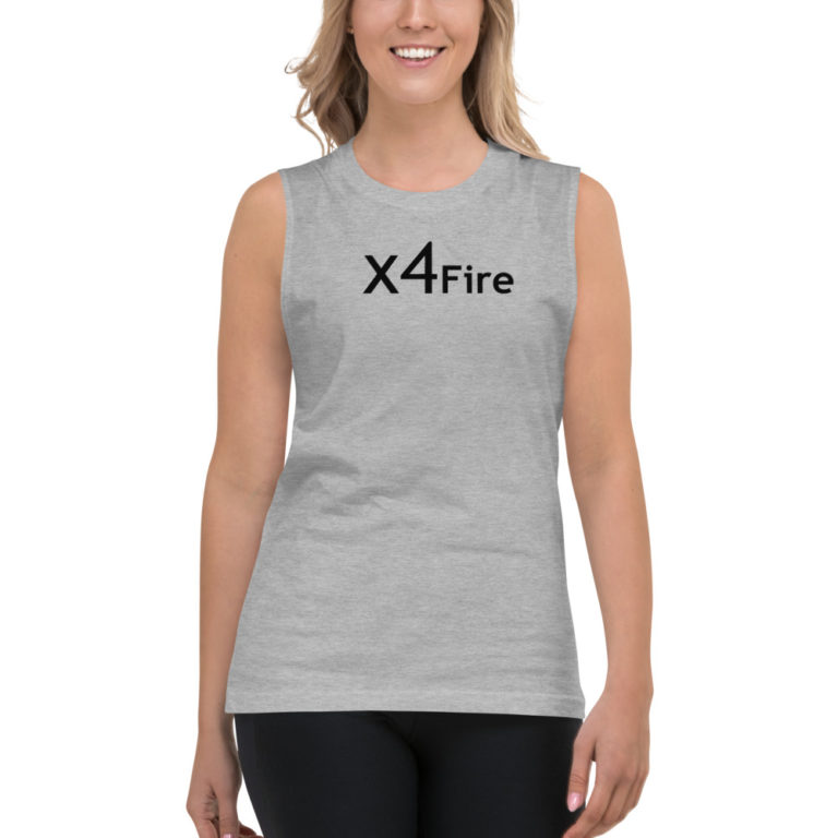 x4Fire (XFFPF) Grey Sleeveless Tank