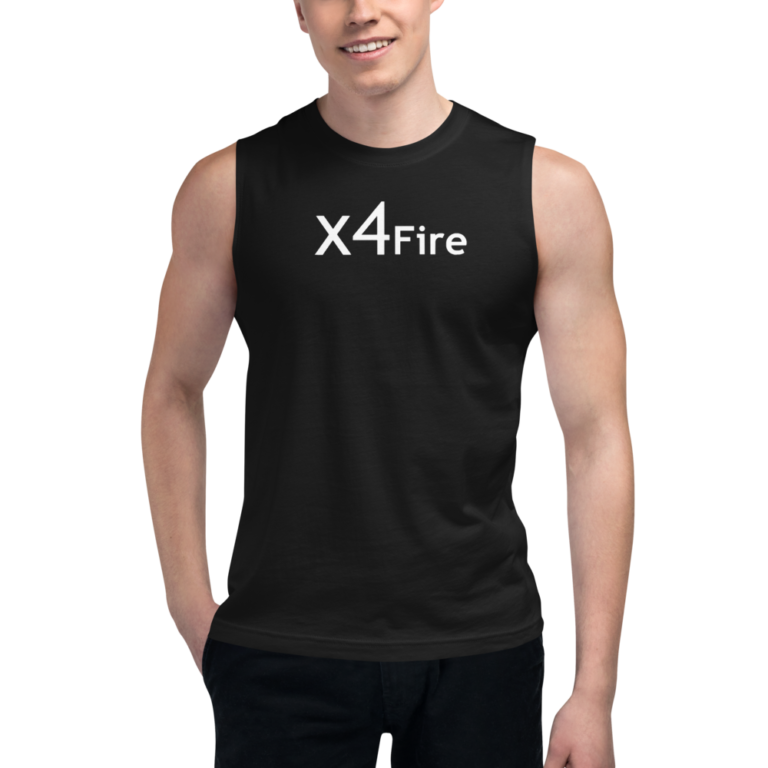 x4Fire (XFFPF) Black Sleeveless Tank