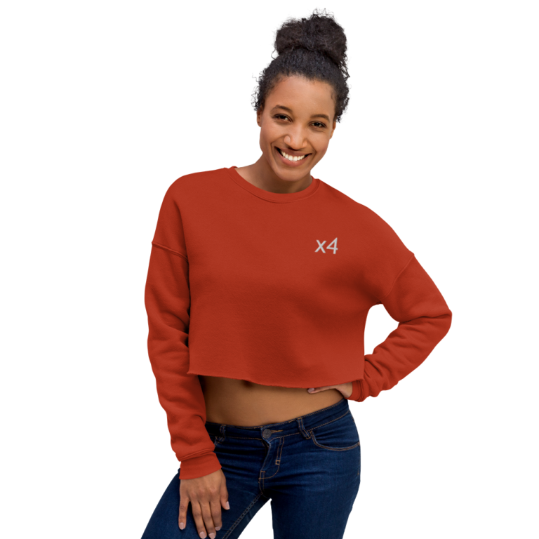 x4Fire (X4PF) Red Crop Sweatshirt