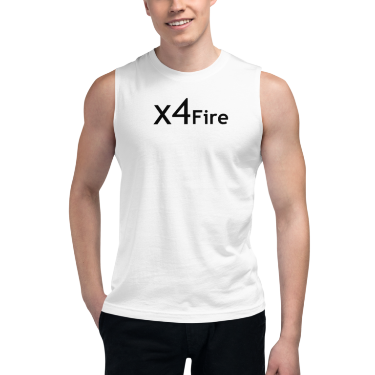 x4Fire (XFFPF) White Sleeveless Tank