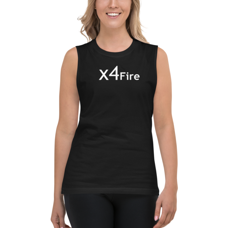 x4Fire (XFFPF) Black Sleeveless Tank