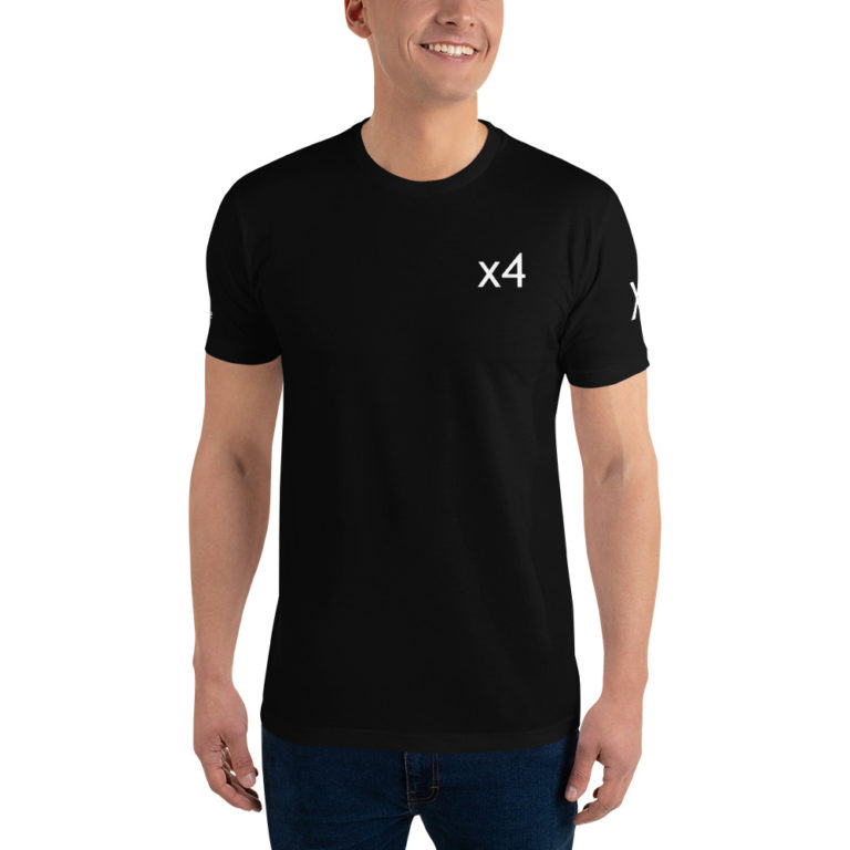 x4Fire (X4FPF) Black Short Sleeve Fit T-Shirt