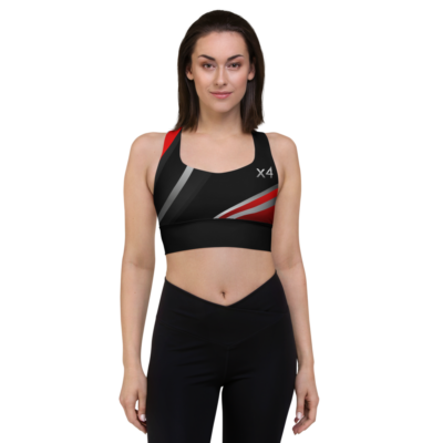 x4Fire (X4PF) Blackgen Longline sports bra