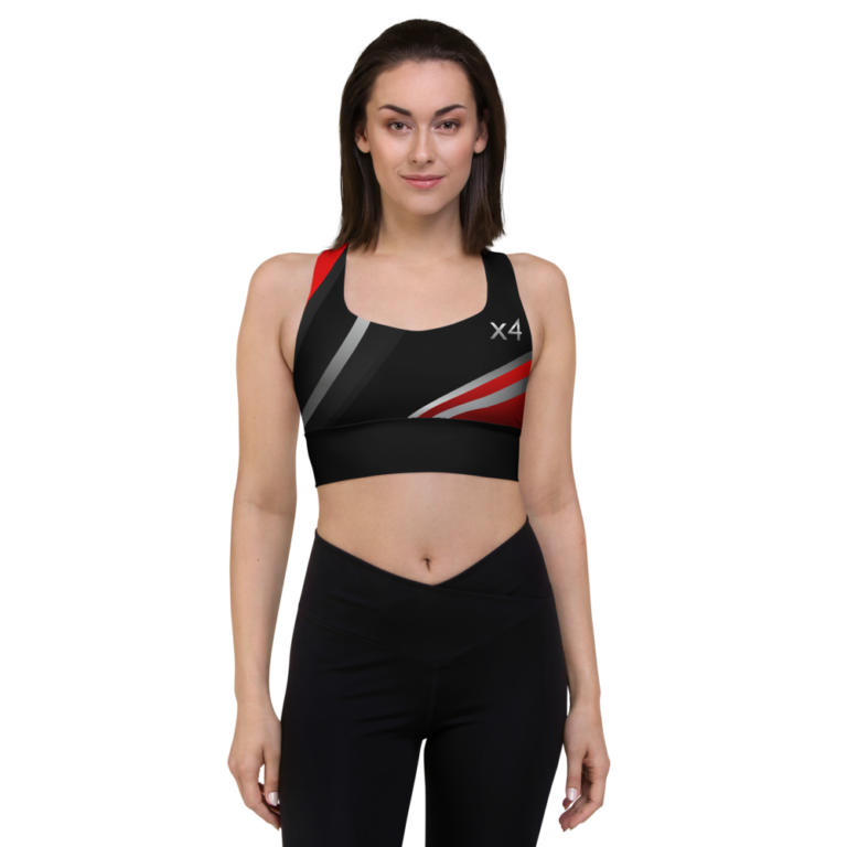 x4Fire (X4PF) Blackgen Longline sports bra