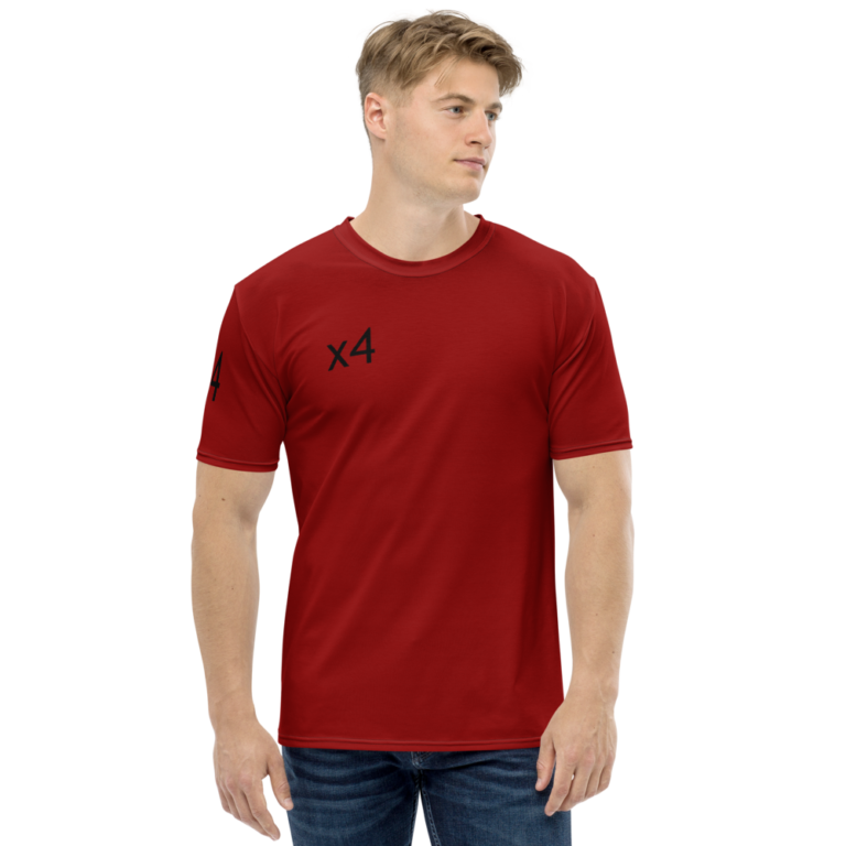 x4Fire (X4PF) Deep Red Men's T-shirt
