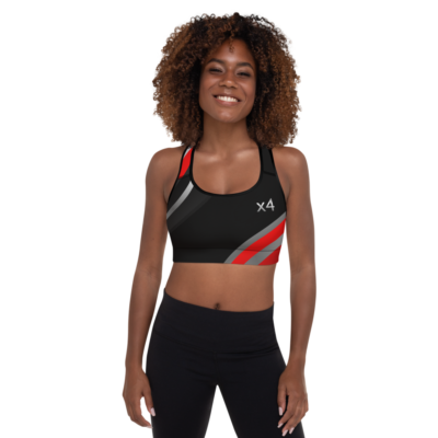 x4Fire (X4PF) Blackgen Padded Sports Bra