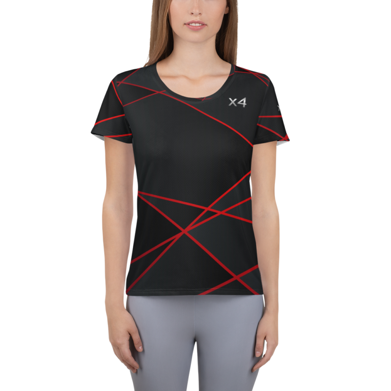 x4Fire (X4PF) Redline Fire Women's Athletic T-shirt