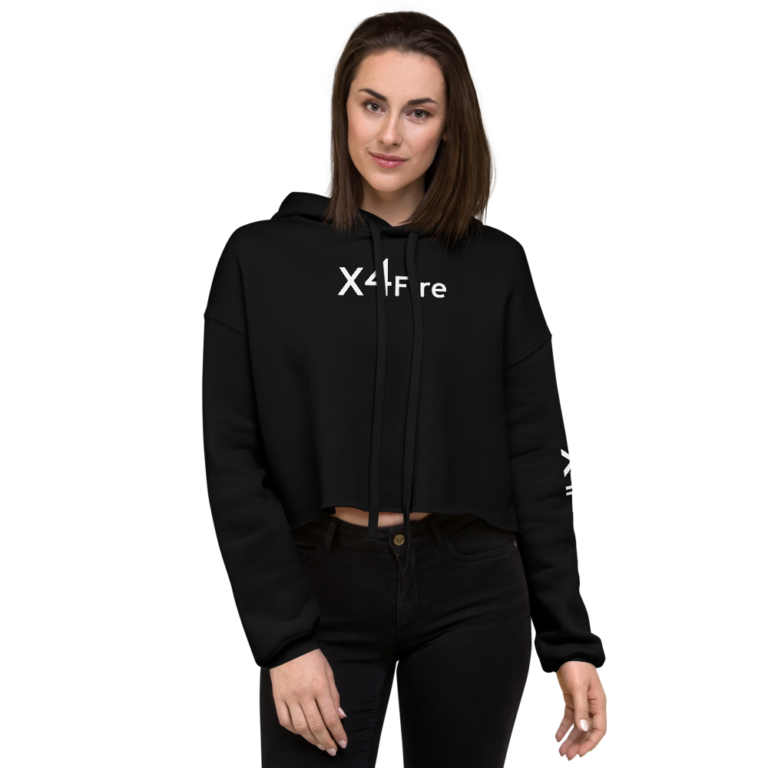 x4Fire A0 (XFPF) Night Fire Crop Hoodie