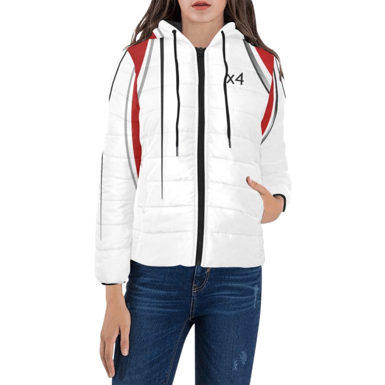 x4Fire (XFAA) Whitegen Women's Padded Hooded Jacket