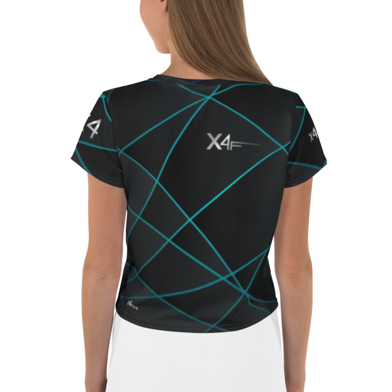 x4Fire (X4PF) Neon Fire Crop Tee