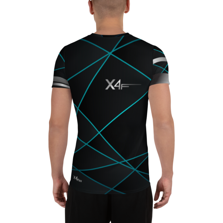 x4Fire (XFPF) Neon Fire Men's Athletic T-shirt