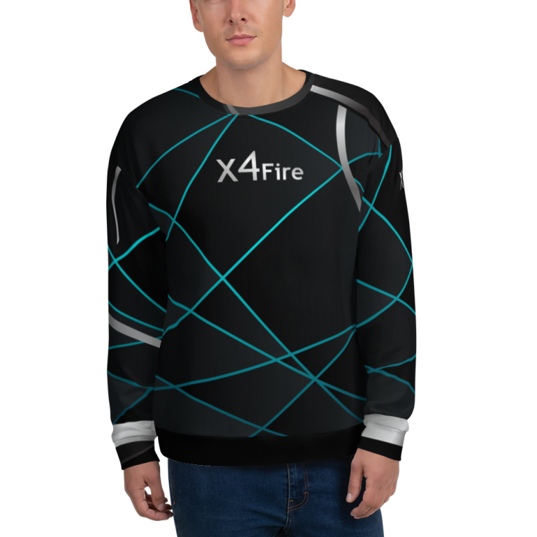 x4Fire (XFPF) Neon Fire Men's Sweatshirt