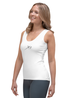 all over print womens tank top white left front 643c0b7f8285b