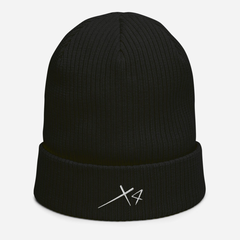 x4Fire (X4TPF) Black Organic Ribbed Beanie